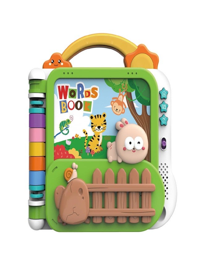 Toyfinity Animal Sound Book | Interactive Toddler Books with Touch Control Sound Pages | Learning Modes & Melodies | Musical Books for Kids | Educational Toys for Boys & Girls (animals, vehicles, fruits, body) - Image 1